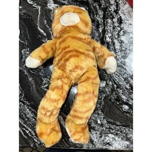 Build A Bear 17" Soft Striped Cat Ginger Plush Toy Orange Tabby Kitty Mm45
